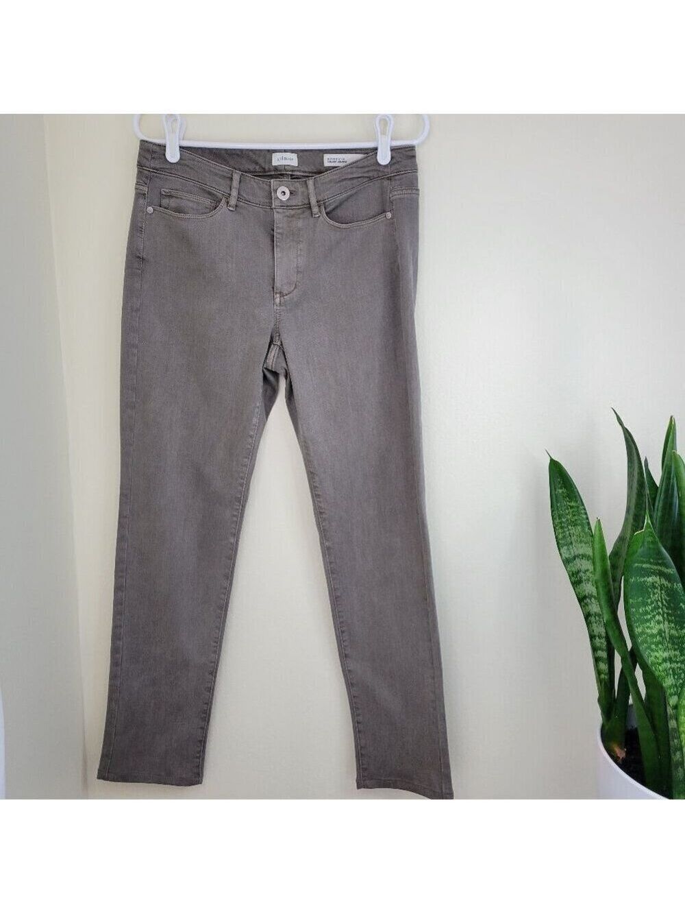 J. Jill Denim Boyfriend Straight Leg Ankle Jeans Gray Women's Size 6 - Picture 2 of 13
